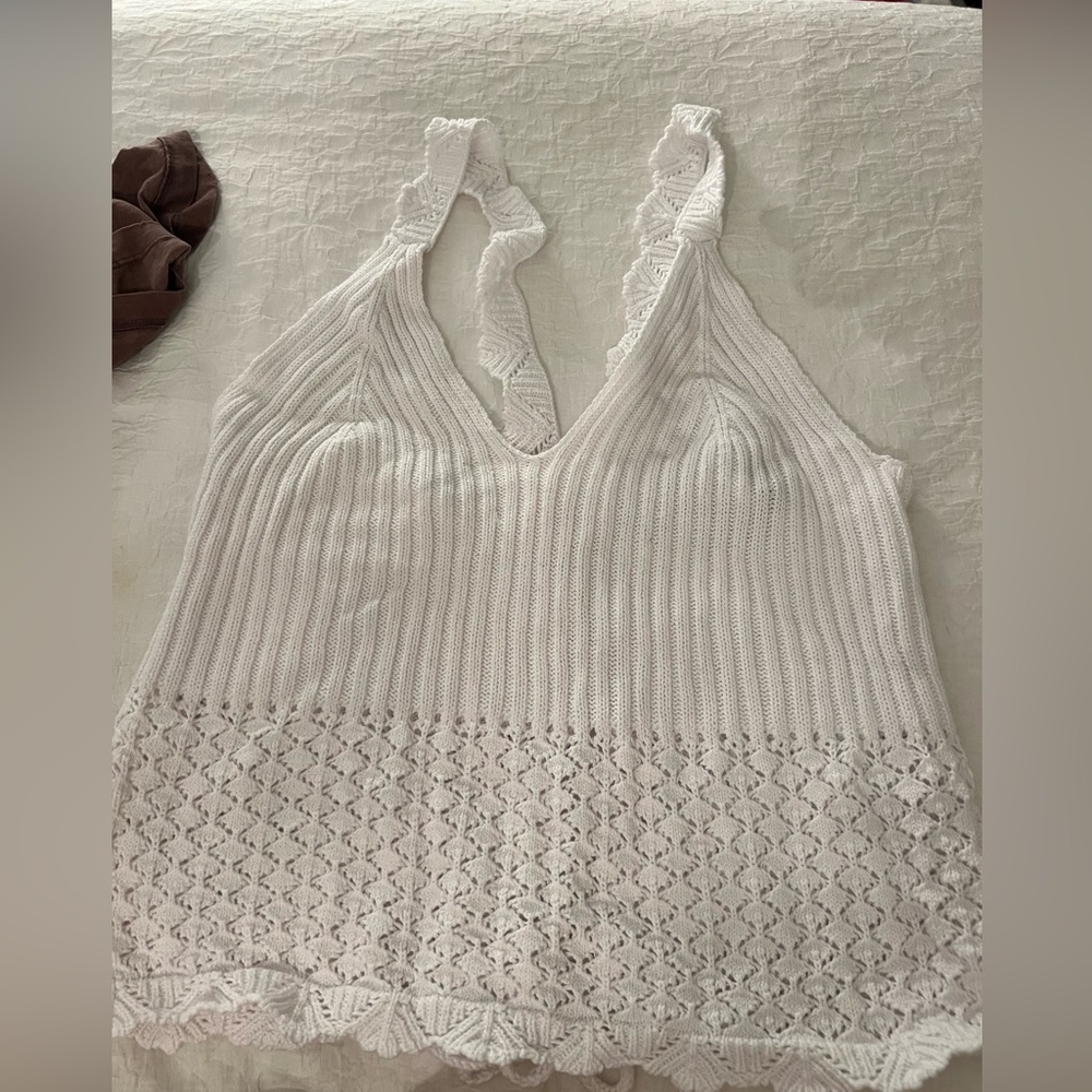 NWT white knit top 3x